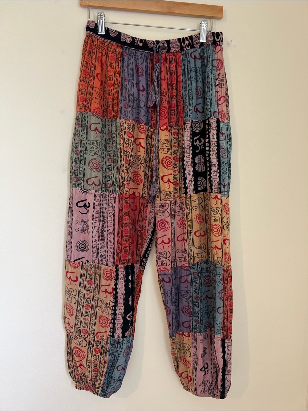 Multi-Color Patchwork Unisex Lounge Pants Joggers
